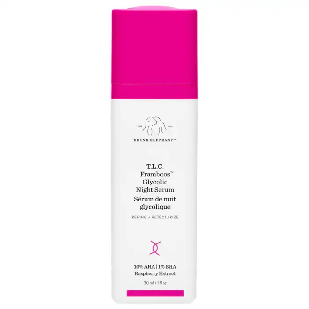 Drunk Elephant T.L.C. Framboos Glycolic Resurfacing Night Serum